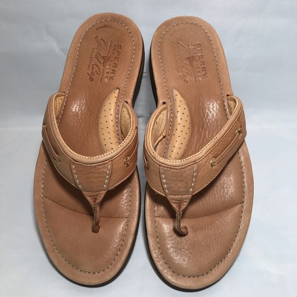 sperry gold sandals